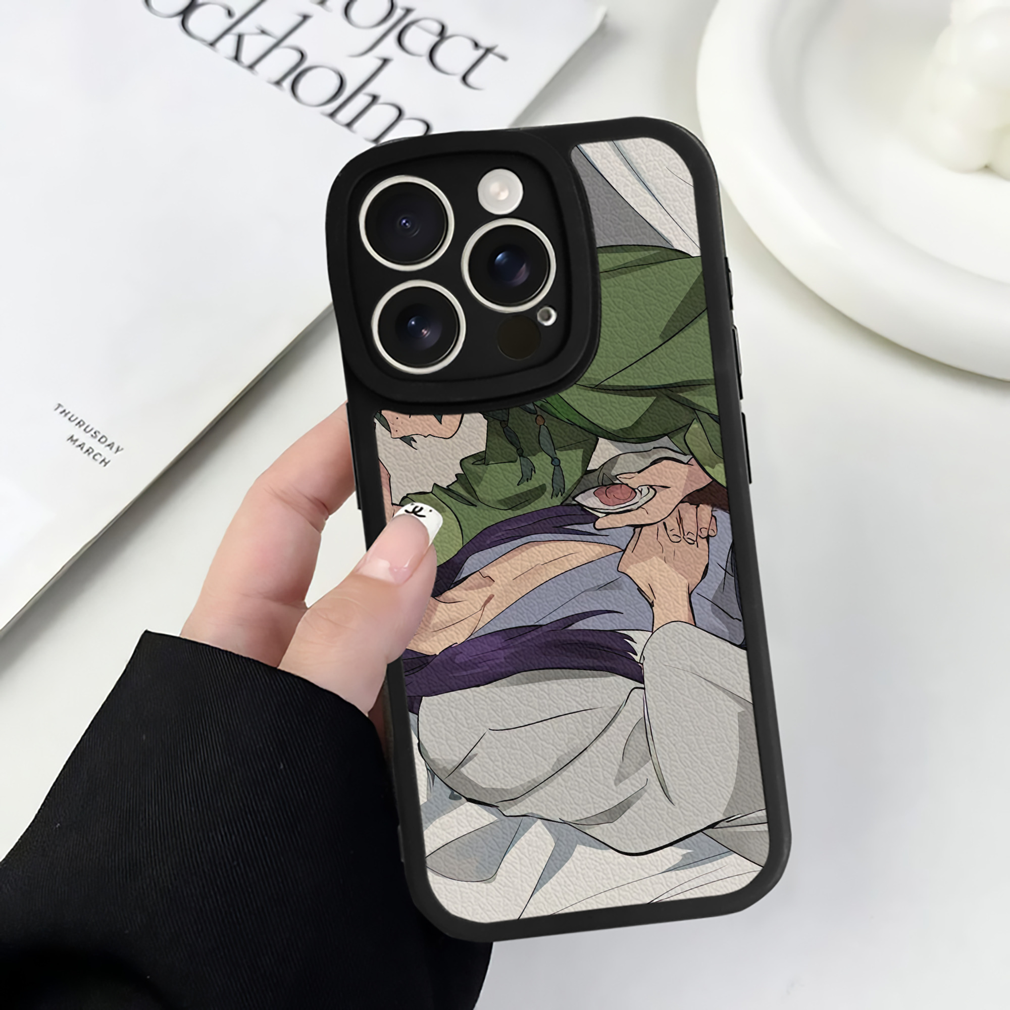 薬屋のひとりごと The Apothecary Diaries 【iPhone 16シリーズ対応】シリコンスマホケース（レザー調） 材質：シリコン